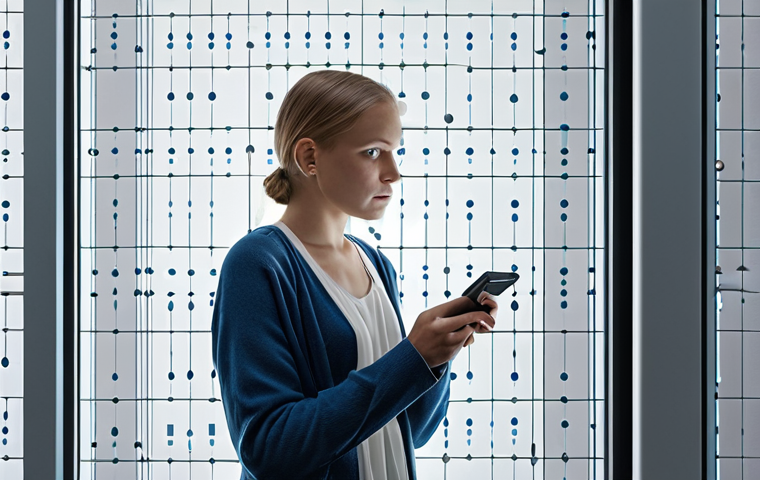 **Prompt:** A thoughtful person, subtly evoking Dutch aesthetics, engaging in a digital payment. Around them, subtle, translucent layers of data streams and network lines symbolize traceability, partially veiled by an equally translucent, protective shield representing privacy. The scene should convey a delicate balance between transparency and individual freedom, set against a modern, clean European backdrop with hints of Dutch architectural simplicity. Emphasize the ethical dilemma and the search for equilibrium. High-quality digital painting, realistic yet symbolic, calm lighting, subtle colors.